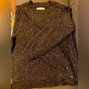 LOFT sequin sweater from winter 2022.  Worn once.